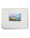 CO Fog Mountains Text 11&#x22;x18&#x22; Dish Fingertip Towel-Fingertip Towel-TooLoud-White-Davson Sales