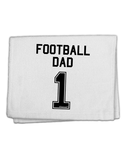 Football Dad Jersey 11&#x22;x18&#x22; Dish Fingertip Towel by TooLoud-Fingertip Towel-TooLoud-White-Davson Sales