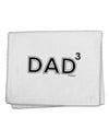 Dad Cubed - Dad of Three 11&#x22;x18&#x22; Dish Fingertip Towel-Fingertip Towel-TooLoud-White-Davson Sales