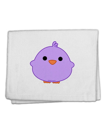 Cute Little Chick - Purple 11&#x22;x18&#x22; Dish Fingertip Towel by TooLoud-Fingertip Towel-TooLoud-White-Davson Sales