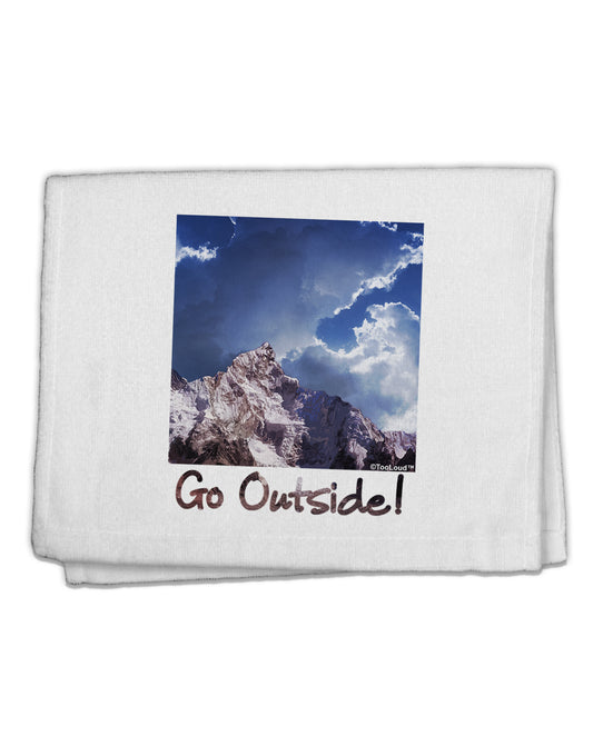 Go Outside Mountain 11&#x22;x18&#x22; Dish Fingertip Towel by TooLoud-Fingertip Towel-TooLoud-White-Davson Sales