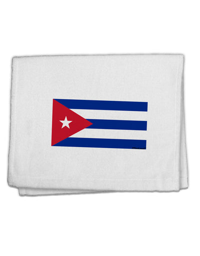 Cuba Flag Cubana 11&#x22;x18&#x22; Dish Fingertip Towel by TooLoud-TooLoud-White-Davson Sales