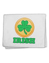 Shamrock Button - Irish 11&#x22;x18&#x22; Dish Fingertip Towel by TooLoud-Fingertip Towel-TooLoud-White-Davson Sales