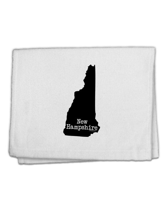 New Hampshire - United States Shape 11&#x22;x18&#x22; Dish Fingertip Towel by TooLoud-Fingertip Towel-TooLoud-White-Davson Sales