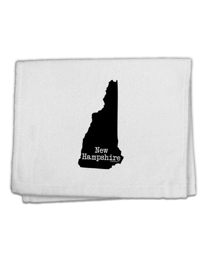 New Hampshire - United States Shape 11&#x22;x18&#x22; Dish Fingertip Towel by TooLoud-Fingertip Towel-TooLoud-White-Davson Sales