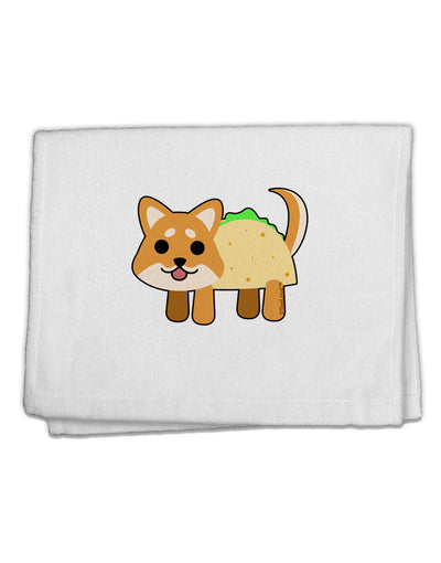 Cute Taco Dog 11&#x22;x18&#x22; Dish Fingertip Towel-Fingertip Towel-TooLoud-White-Davson Sales