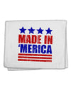 Made in Merica - Stars and Stripes Color Design 11&#x22;x18&#x22; Dish Fingertip Towel-Fingertip Towel-TooLoud-White-Davson Sales