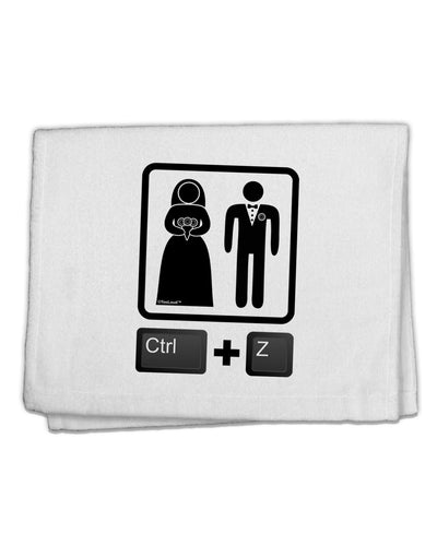 Ctrl Z - Marriage 11&#x22;x18&#x22; Dish Fingertip Towel-Fingertip Towel-TooLoud-White-Davson Sales