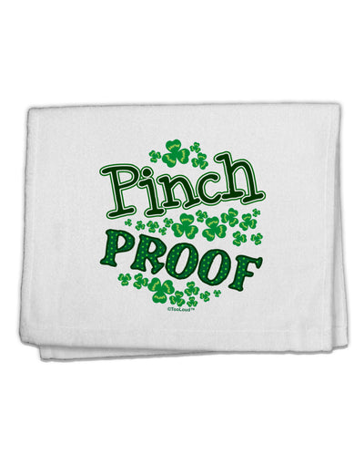 Pinch Proof St Patricks Day 11&#x22;x18&#x22; Dish Fingertip Towel-Fingertip Towel-TooLoud-White-Davson Sales