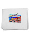 Colorado Mtn Sunset Bold WaterColor 11&#x22;x18&#x22; Dish Fingertip Towel-Fingertip Towel-TooLoud-White-Davson Sales