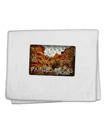 Colorado Painted Rocks Text 11&#x22;x18&#x22; Dish Fingertip Towel-Fingertip Towel-TooLoud-White-Davson Sales