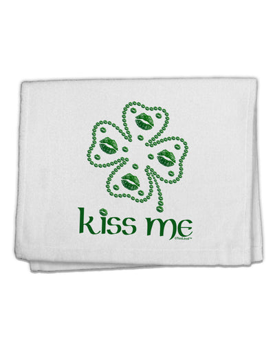 Kiss Me Clover 11&#x22;x18&#x22; Dish Fingertip Towel-Fingertip Towel-TooLoud-White-Davson Sales