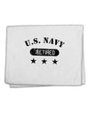 Retired Navy 11&#x22;x18&#x22; Dish Fingertip Towel by TooLoud-Fingertip Towel-TooLoud-White-Davson Sales