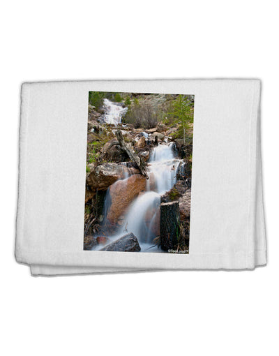 Colorado Waterfall Scene 11&#x22;x18&#x22; Dish Fingertip Towel-Fingertip Towel-TooLoud-White-Davson Sales