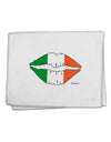 Irish Flag Kiss 11&#x22;x18&#x22; Dish Fingertip Towel by TooLoud-Fingertip Towel-TooLoud-White-Davson Sales