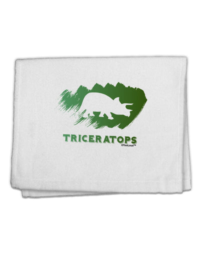 Jurassic Triceratops Design 11&#x22;x18&#x22; Dish Fingertip Towel by TooLoud-Fingertip Towel-TooLoud-White-Davson Sales