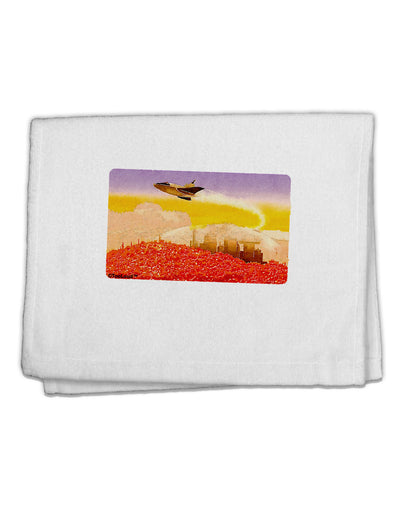 Planet Mars Watercolor 11&#x22;x18&#x22; Dish Fingertip Towel-Fingertip Towel-TooLoud-White-Davson Sales