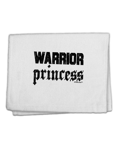 TooLoud Warrior Princess Script 11&#x22;x18&#x22; Dish Fingertip Towel-Fingertip Towel-TooLoud-White-Davson Sales