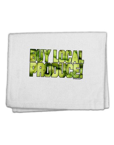 Buy Local - Jalapenos Text 11&#x22;x18&#x22; Dish Fingertip Towel-Fingertip Towel-TooLoud-White-Davson Sales