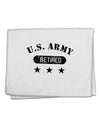 Retired Army 11&#x22;x18&#x22; Dish Fingertip Towel by TooLoud-Fingertip Towel-TooLoud-White-Davson Sales