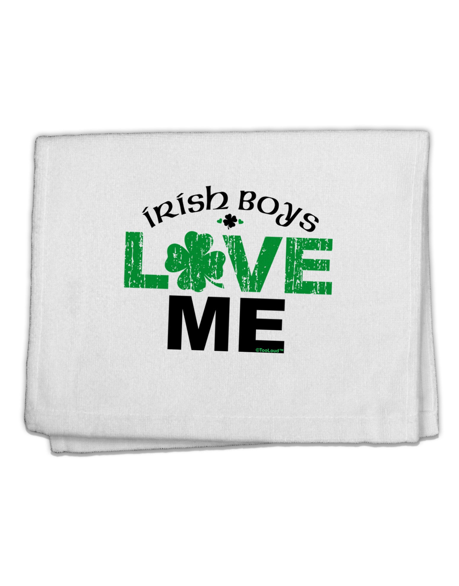 Irish Boys Love Me 11&#x22;x18&#x22; Dish Fingertip Towel-Fingertip Towel-TooLoud-White-Davson Sales