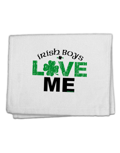 Irish Boys Love Me 11&#x22;x18&#x22; Dish Fingertip Towel-Fingertip Towel-TooLoud-White-Davson Sales