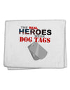 Heroes Dog Tags 11&#x22;x18&#x22; Dish Fingertip Towel-Fingertip Towel-TooLoud-White-Davson Sales