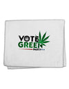 Vote Green Party - Marijuana 11&#x22;x18&#x22; Dish Fingertip Towel-Fingertip Towel-TooLoud-White-Davson Sales