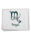 Scorpio Symbol 11&#x22;x18&#x22; Dish Fingertip Towel-Fingertip Towel-TooLoud-White-Davson Sales