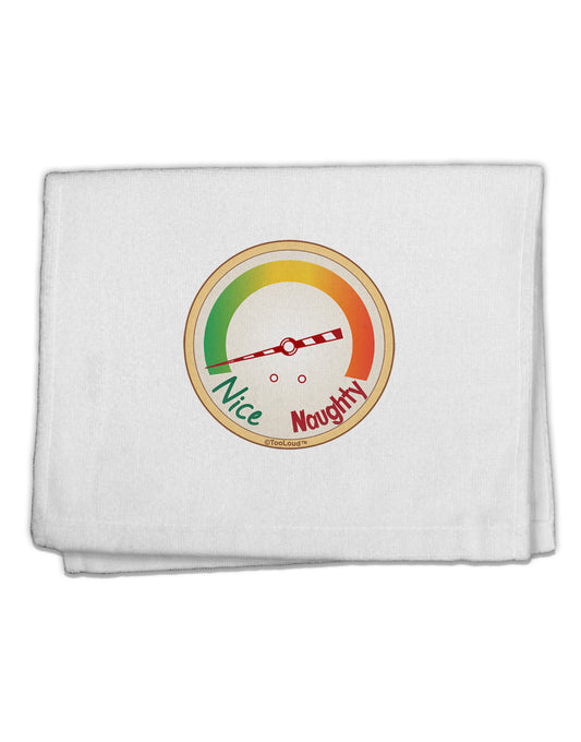 Naughty or Nice Meter Nice 11&#x22;x18&#x22; Dish Fingertip Towel-Fingertip Towel-TooLoud-White-Davson Sales