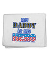 My Daddy is My Hero - Armed Forces - Blue 11&#x22;x18&#x22; Dish Fingertip Towel by TooLoud-Fingertip Towel-TooLoud-White-Davson Sales