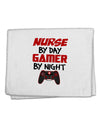 Nurse By Day Gamer By Night 11&#x22;x18&#x22; Dish Fingertip Towel-Fingertip Towel-TooLoud-White-Davson Sales