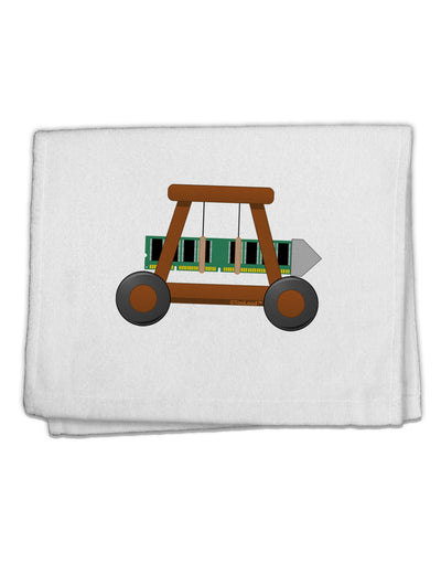 Battering RAM 11&#x22;x18&#x22; Dish Fingertip Towel by TooLoud-Fingertip Towel-TooLoud-White-Davson Sales