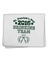 St Patricks Day Drinking Team 11&#x22;x18&#x22; Dish Fingertip Towel-Fingertip Towel-TooLoud-White-Davson Sales