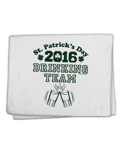 St Patricks Day Drinking Team 11&#x22;x18&#x22; Dish Fingertip Towel-Fingertip Towel-TooLoud-White-Davson Sales