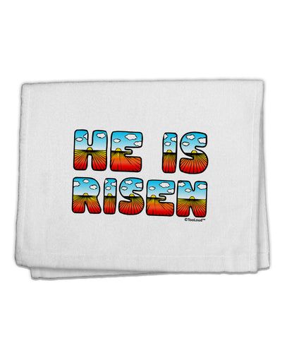 He Is Risen - Easter - Sunrise Letters 11&#x22;x18&#x22; Dish Fingertip Towel by TooLoud-Fingertip Towel-TooLoud-White-Davson Sales