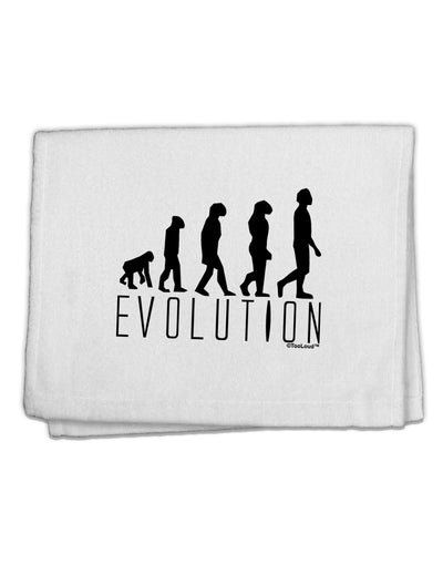 Evolution of Man 11&#x22;x18&#x22; Dish Fingertip Towel by TooLoud-Fingertip Towel-TooLoud-White-Davson Sales