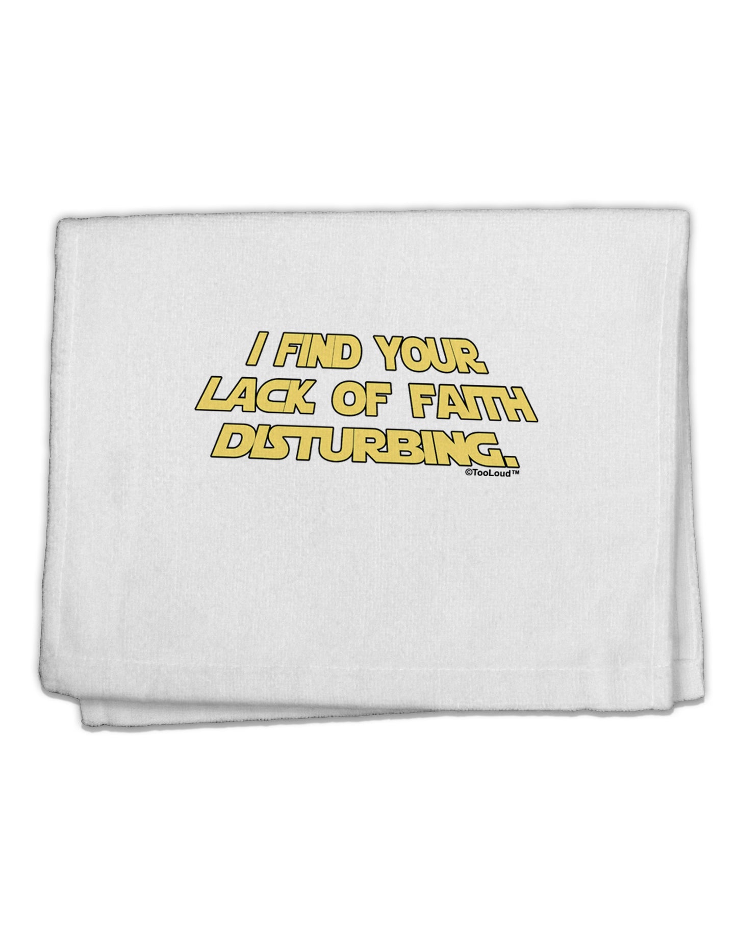 Lack of Faith 11&#x22;x18&#x22; Dish Fingertip Towel-Fingertip Towel-TooLoud-White-Davson Sales