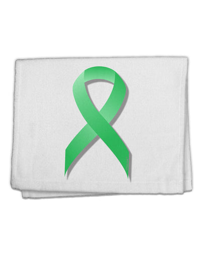 Celiac Disease Awareness Ribbon - Light Green 11&#x22;x18&#x22; Dish Fingertip Towel-Fingertip Towel-TooLoud-White-Davson Sales