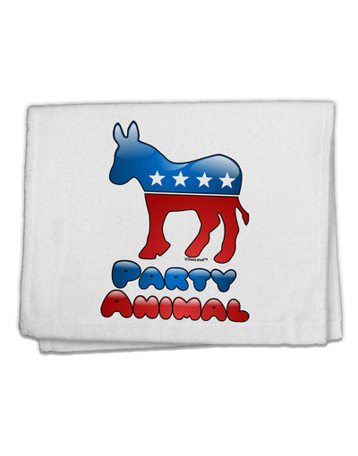 Democrat Party Animal 11&#x22;x18&#x22; Dish Fingertip Towel-Fingertip Towel-TooLoud-White-Davson Sales