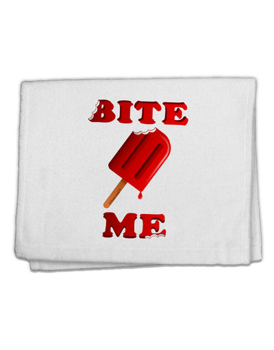 Bite Me Ice Cream 11&#x22;x18&#x22; Dish Fingertip Towel-Fingertip Towel-TooLoud-White-Davson Sales