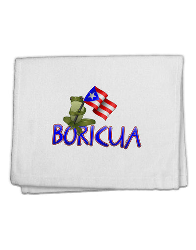 Coqui Boricua 11&#x22;x18&#x22; Dish Fingertip Towel-Fingertip Towel-TooLoud-White-Davson Sales