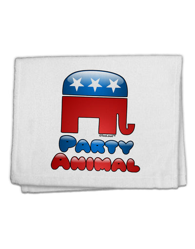 Republican Party Animal 11&#x22;x18&#x22; Dish Fingertip Towel-Fingertip Towel-TooLoud-White-Davson Sales