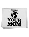 Respect Your Mom - Mother Earth Design 11&#x22;x18&#x22; Dish Fingertip Towel-Fingertip Towel-TooLoud-White-Davson Sales