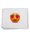 Heart Eye Emoji 11&#x22;x18&#x22; Dish Fingertip Towel-Fingertip Towel-TooLoud-White-Davson Sales