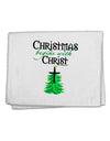 Begins With Christ 11&#x22;x18&#x22; Dish Fingertip Towel-Fingertip Towel-TooLoud-White-Davson Sales