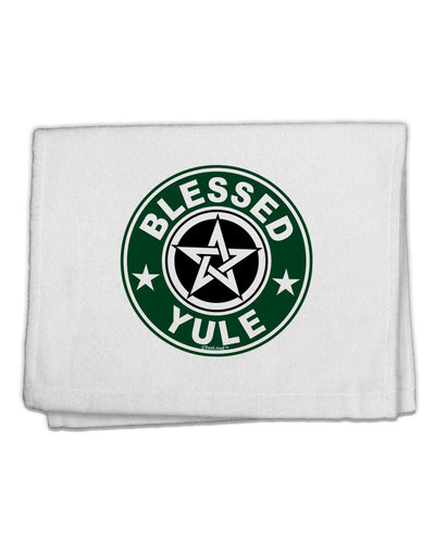 Blessed Yule Emblem 11&#x22;x18&#x22; Dish Fingertip Towel by TooLoud-TooLoud-White-Davson Sales