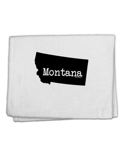 Montana - United States Shape 11&#x22;x18&#x22; Dish Fingertip Towel by TooLoud-Fingertip Towel-TooLoud-White-Davson Sales