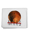 Planet Mars Text 11&#x22;x18&#x22; Dish Fingertip Towel-Fingertip Towel-TooLoud-White-Davson Sales