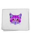 Geometric Kitty Purple 11&#x22;x18&#x22; Dish Fingertip Towel-Fingertip Towel-TooLoud-White-Davson Sales